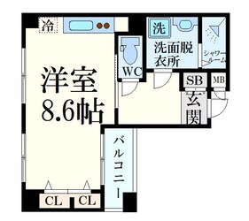 LE　DOME白島中町の物件間取画像